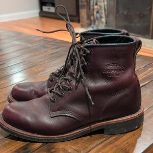 Chippewa For J. Crew Plain Toe Boot